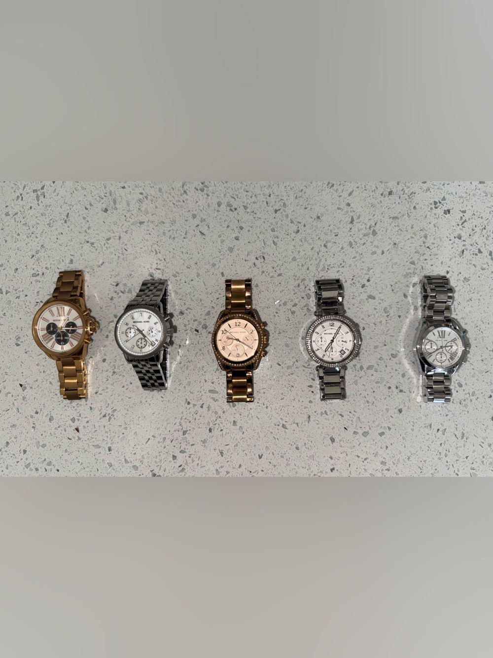 Michael Kors Mixed Metal Chronograph Watch Collection - Gold & Silver Tones